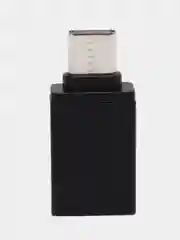 Черный переходник Type-C на USBB 3.0, Otg