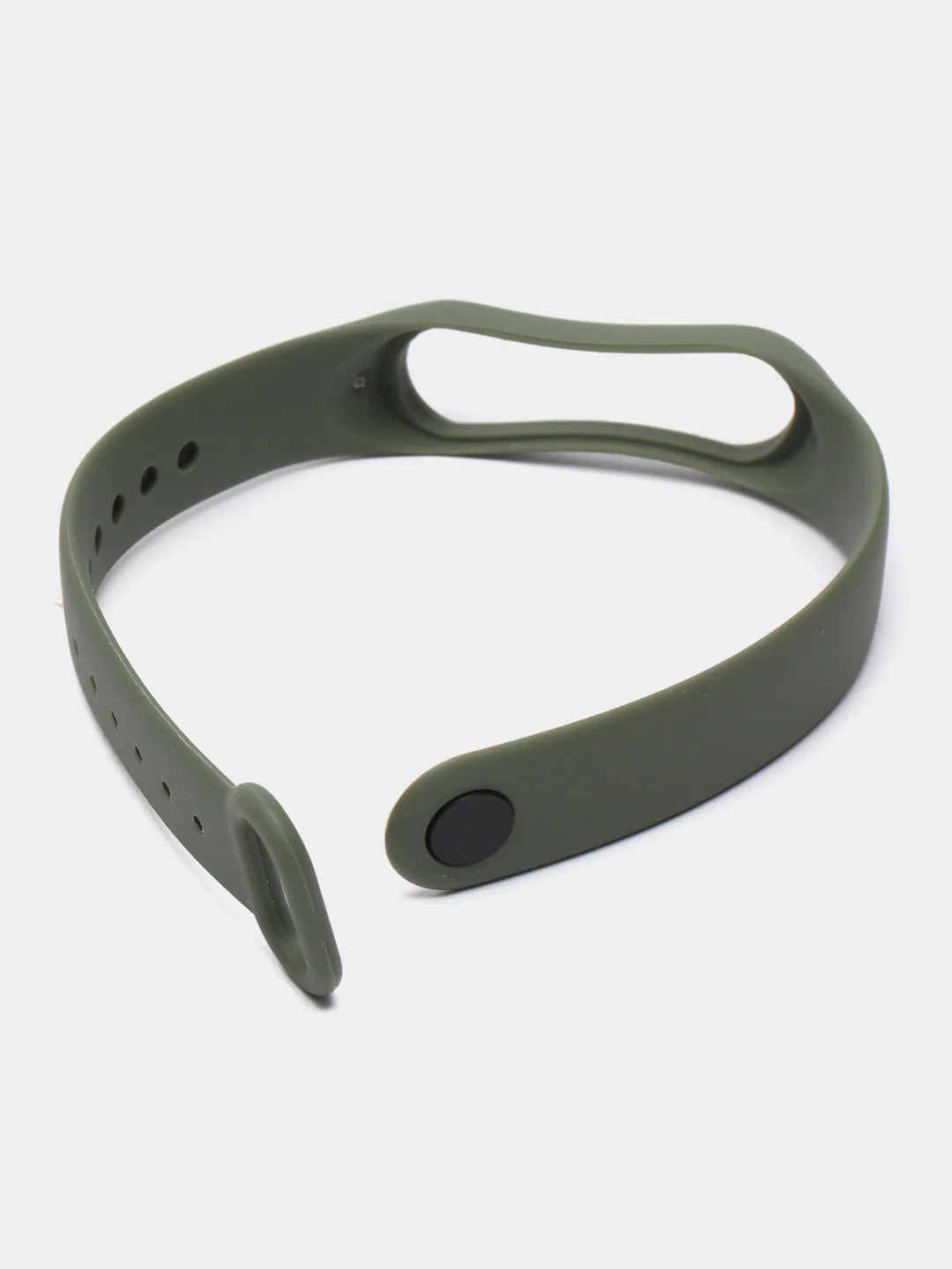 Оливковый ремешок для Xiaomi Mi Band 3 и Mi Band 4, силиконовый