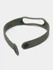 Оливковый ремешок для Xiaomi Mi Band 3 и Mi Band 4, силиконовый