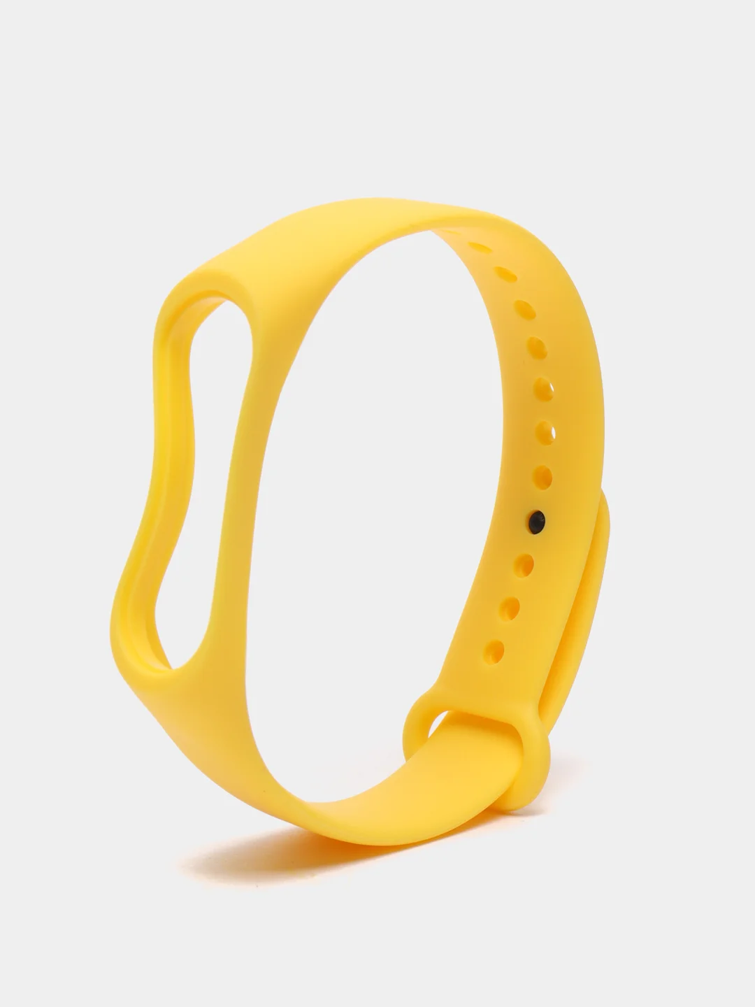 Желтый ремешок для Xiaomi Mi Band 3 и Mi Band 4, силиконовый