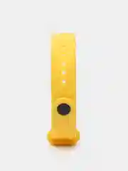 Желтый ремешок для Xiaomi Mi Band 3 и Mi Band 4, силиконовый