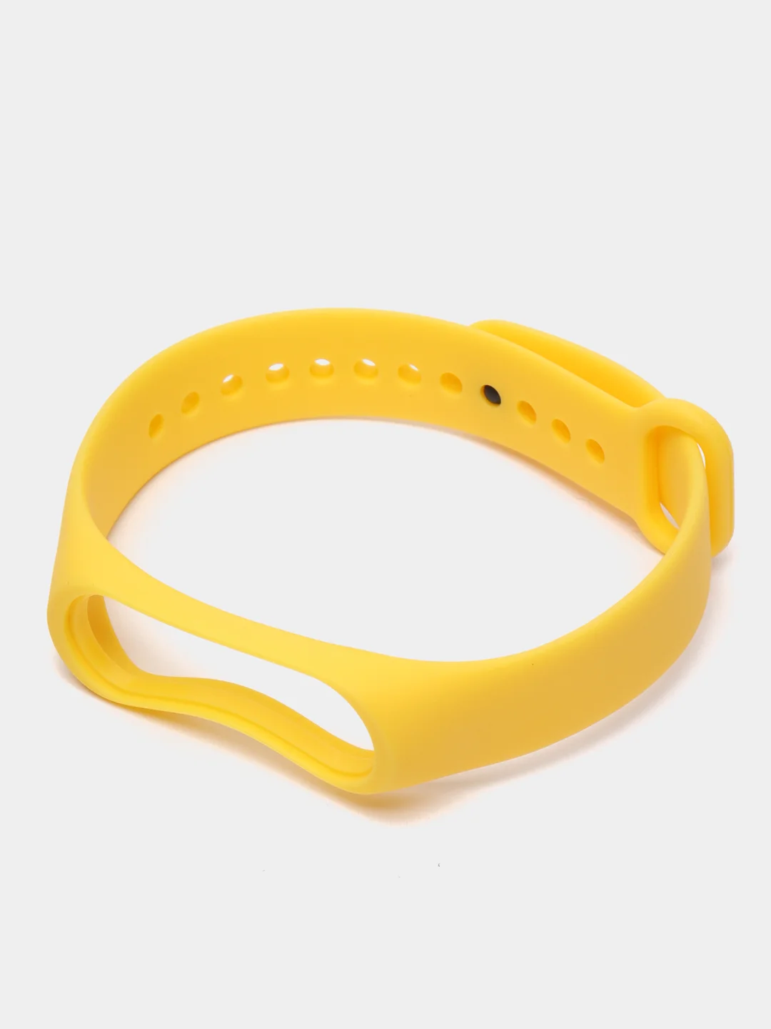 Желтый ремешок для Xiaomi Mi Band 3 и Mi Band 4, силиконовый