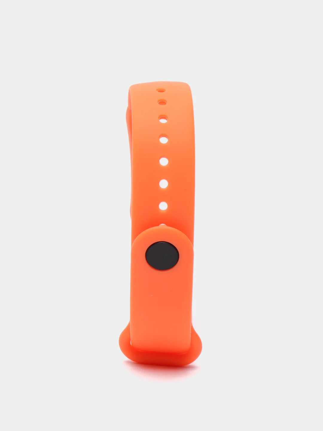Оранжевый ремешок для Xiaomi Mi Band 5 и Mi Band 6, силиконовый