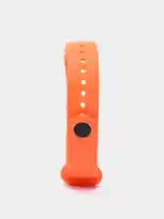 Оранжевый ремешок для Xiaomi Mi Band 5 и Mi Band 6, силиконовый