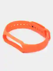 Оранжевый ремешок для Xiaomi Mi Band 5 и Mi Band 6, силиконовый