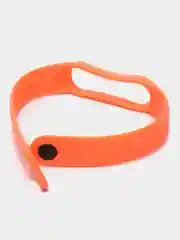 Оранжевый ремешок для Xiaomi Mi Band 5 и Mi Band 6, силиконовый
