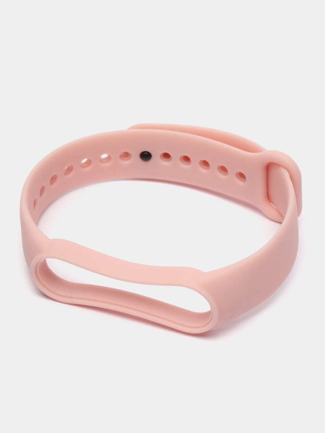 Бежевый ремешок для Xiaomi Mi Band 5 и Mi Band 6, силиконовый