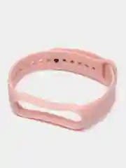 Бежевый ремешок для Xiaomi Mi Band 5 и Mi Band 6, силиконовый