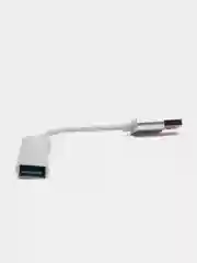 Серебряный хаб-концентратор USB 3.0 hub на 4 порта, переходник USB-хаб Type-C
