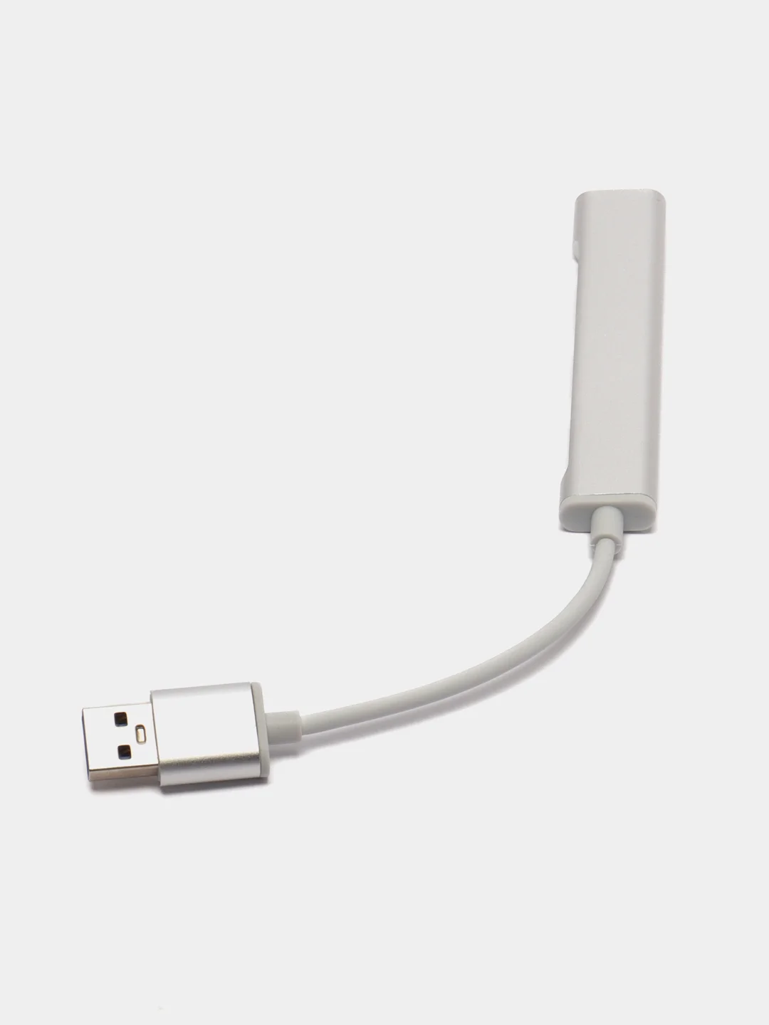 Серебряный хаб-концентратор USB 3.0 hub на 4 порта, переходник USB-хаб Type-C