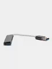 Серый хаб-концентратор USB 3.0 hub на 4 порта, переходник USB-хаб Type-C