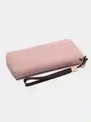 Розовый портмоне женское, экокожа