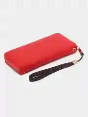 Красный портмоне женское, экокожа
