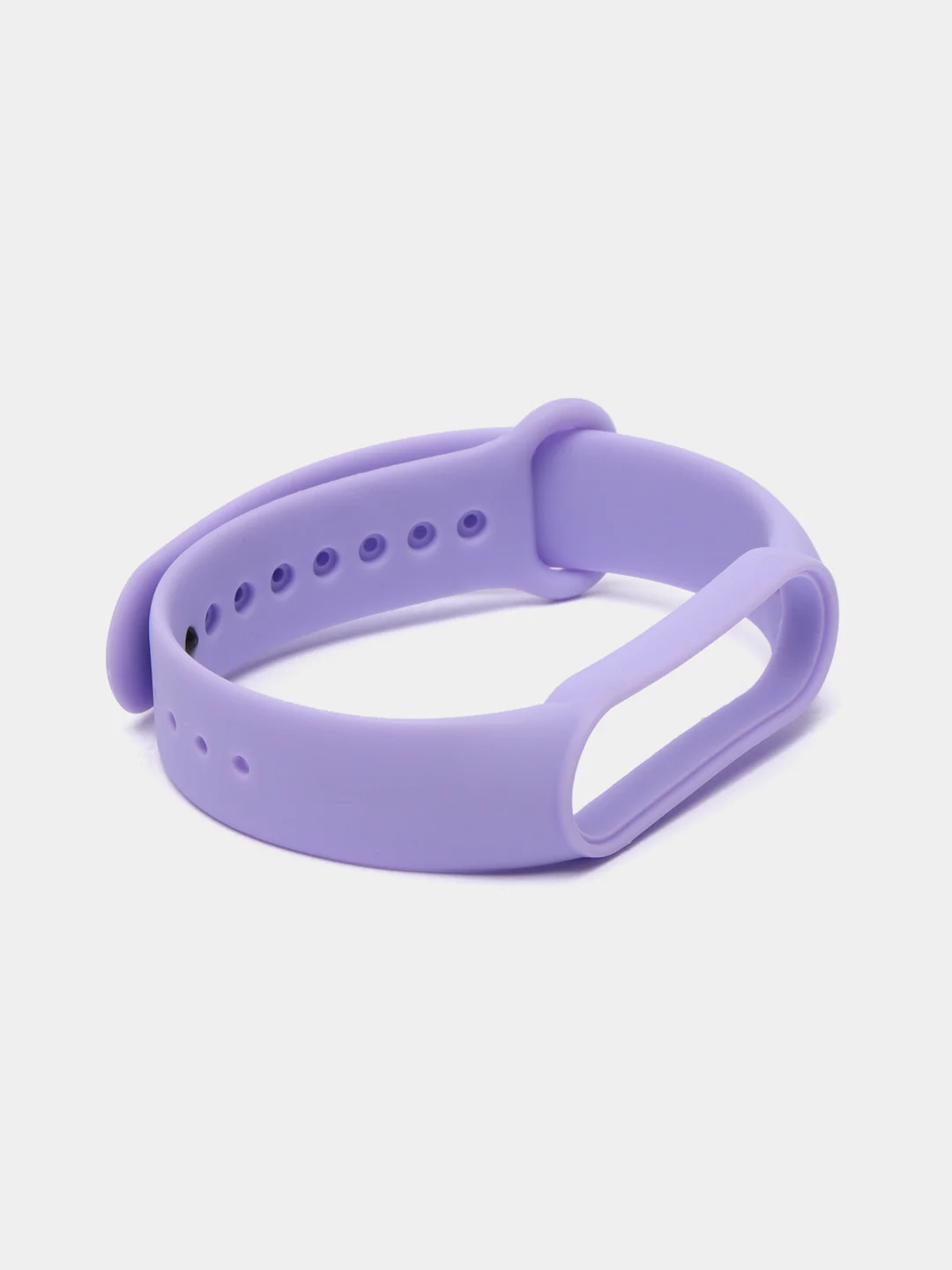 Сиреневый силиконовый ремешок для фитнес браслета Xiaomi Mi Band 5 / Mi Band 6