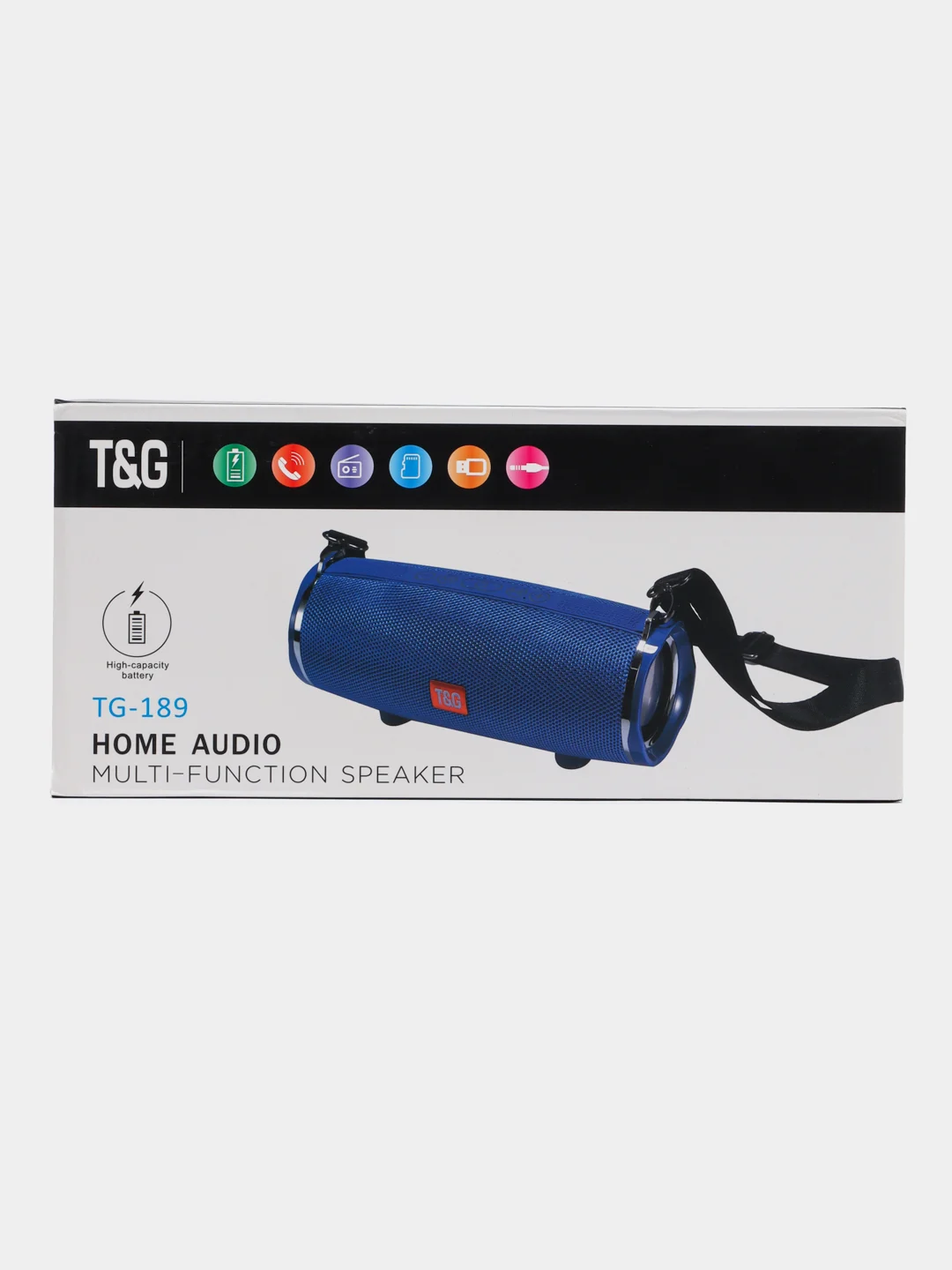 Черный беспроводная Bluetooth колонка TG-189
