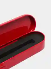 Красный футляр для ручки, подарочной, металлический
