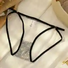 Белый трусы женские в сеточку слипы
