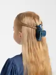 Зелёный хаки заколка зажим Краб круглая 90х45х30
