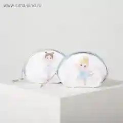 Молочный кошелёк детский с принтом "Принцессы", "Зайчик", подарок к 8-му марта