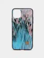 Чехол для iPhone 11 Pro Max "Перья павлина"