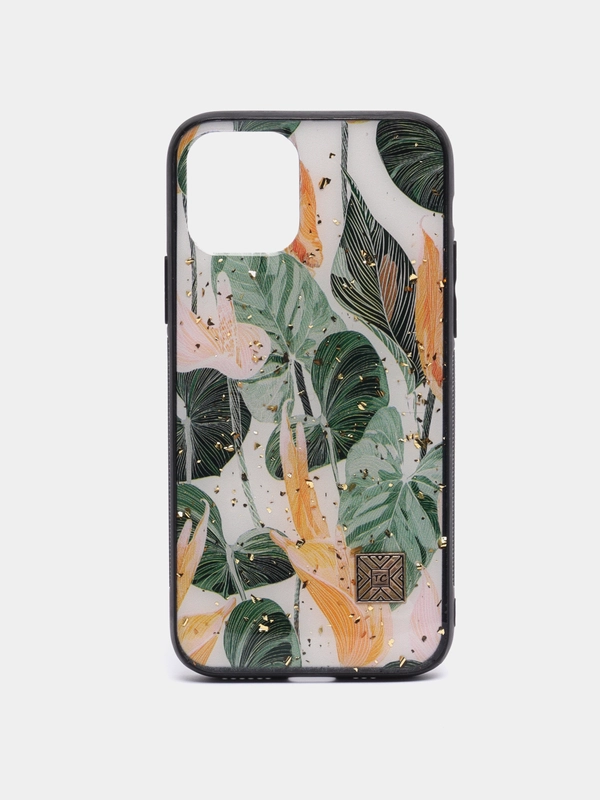 Чехол для iPhone 11 Pro "Листья пальмы"