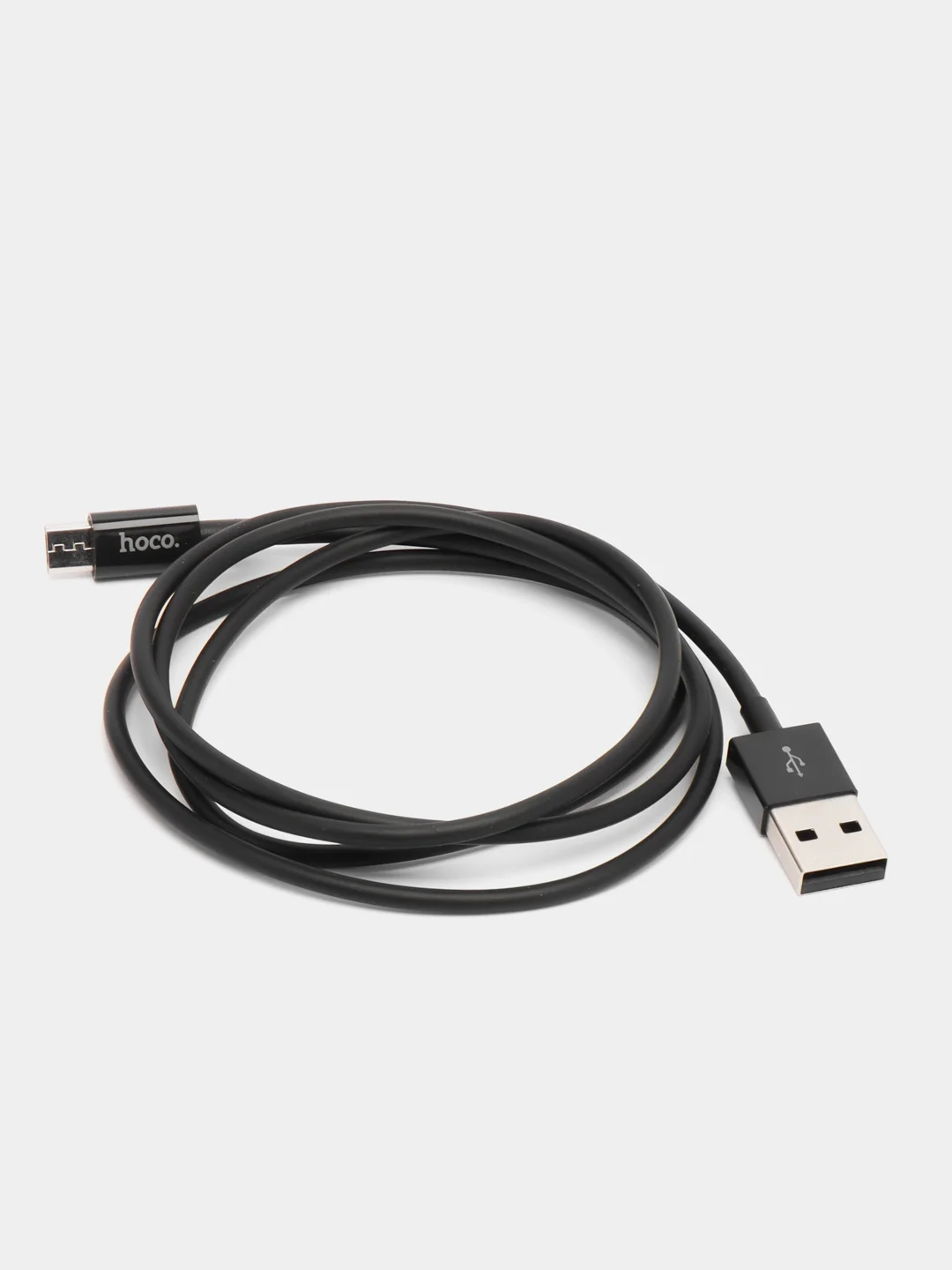 Белый usb-кабель HOCO X23 для зарядки и передачи данных Micro USB/Type-C, 1 м