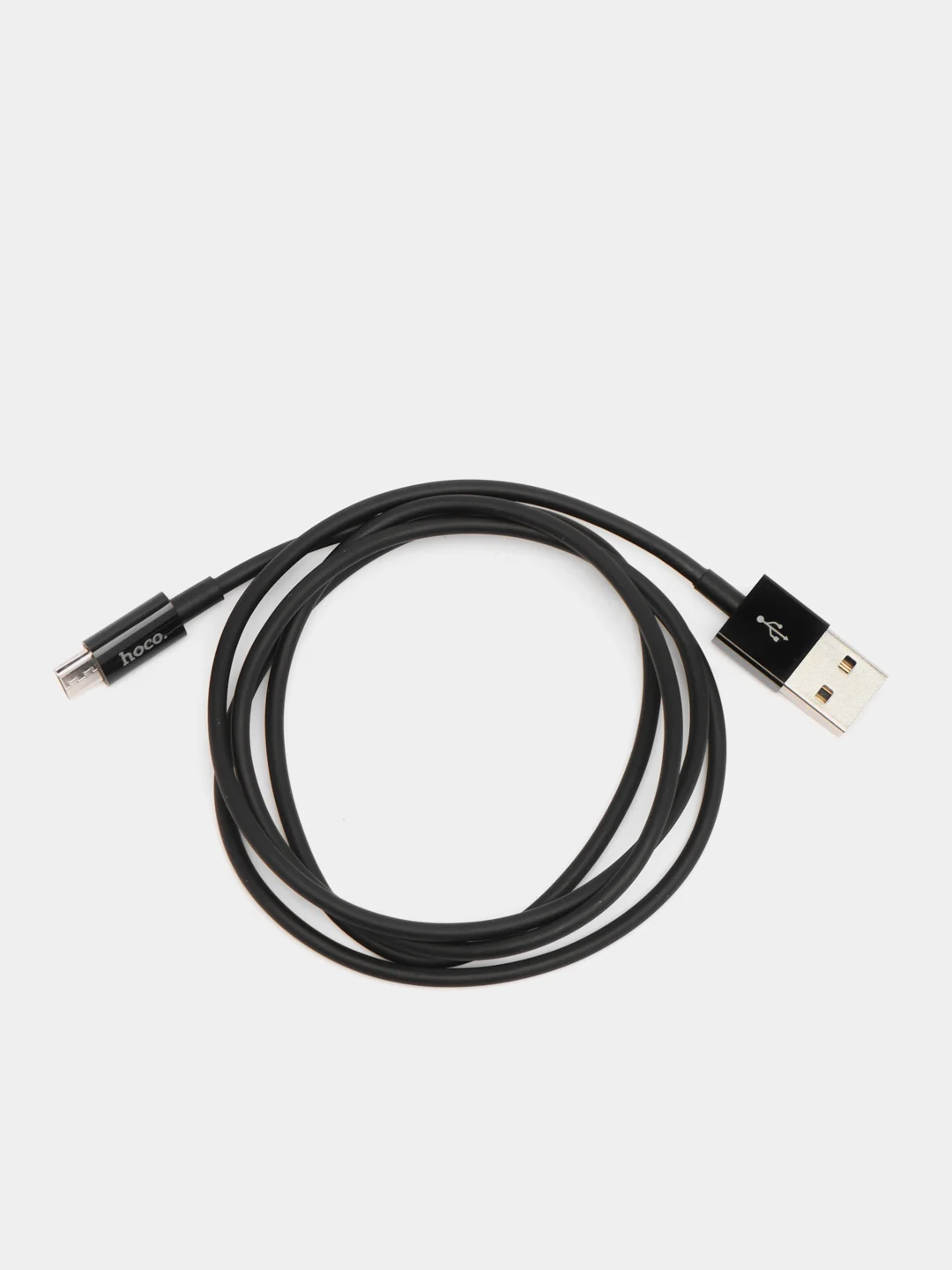 Черный usb-кабель HOCO X23 для зарядки и передачи данных Micro USB/Type-C, 1 м