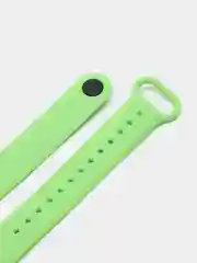 Салатовый ремешок для Xiaomi Mi Band 5 и Mi Band 6, силиконовый