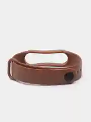 Светло-коричневый ремешок для Xiaomi Mi Band 5 и Mi Band 6, силиконовый