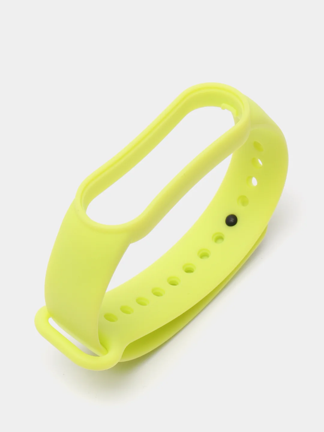 Лимонный ремешок для Xiaomi Mi Band 5 и Mi Band 6, силиконовый