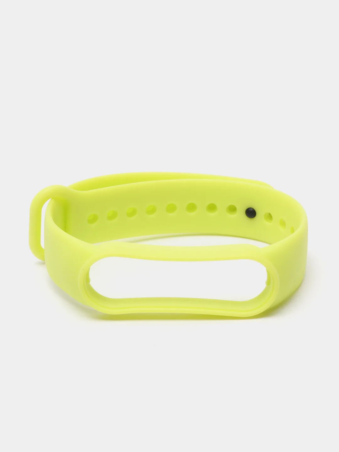 Лимонный ремешок для Xiaomi Mi Band 5 и Mi Band 6, силиконовый