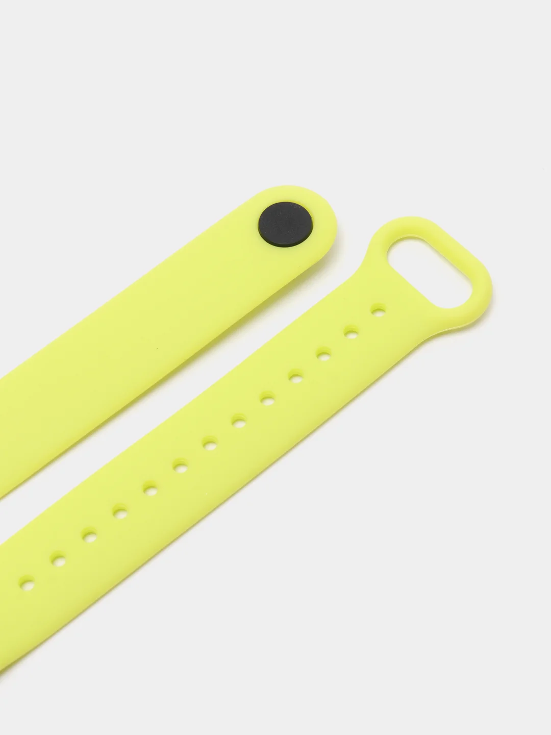 Лимонный ремешок для Xiaomi Mi Band 5 и Mi Band 6, силиконовый