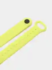 Лимонный ремешок для Xiaomi Mi Band 5 и Mi Band 6, силиконовый