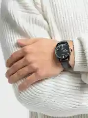 Черный наручные мужские часы OLEVS