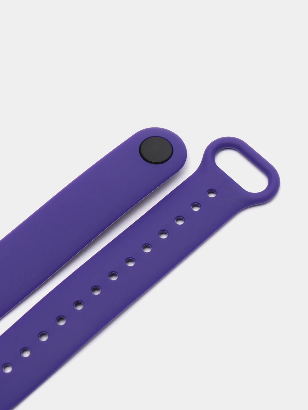 Фиолетовый ремешок для Xiaomi Mi Band 5 и Mi Band 6, силиконовый