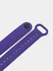 Фиолетовый ремешок для Xiaomi Mi Band 5 и Mi Band 6, силиконовый