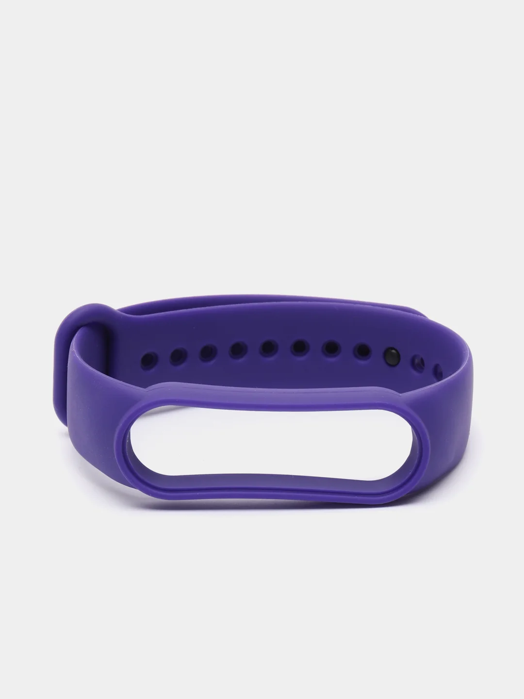 Фиолетовый ремешок для Xiaomi Mi Band 5 и Mi Band 6, силиконовый
