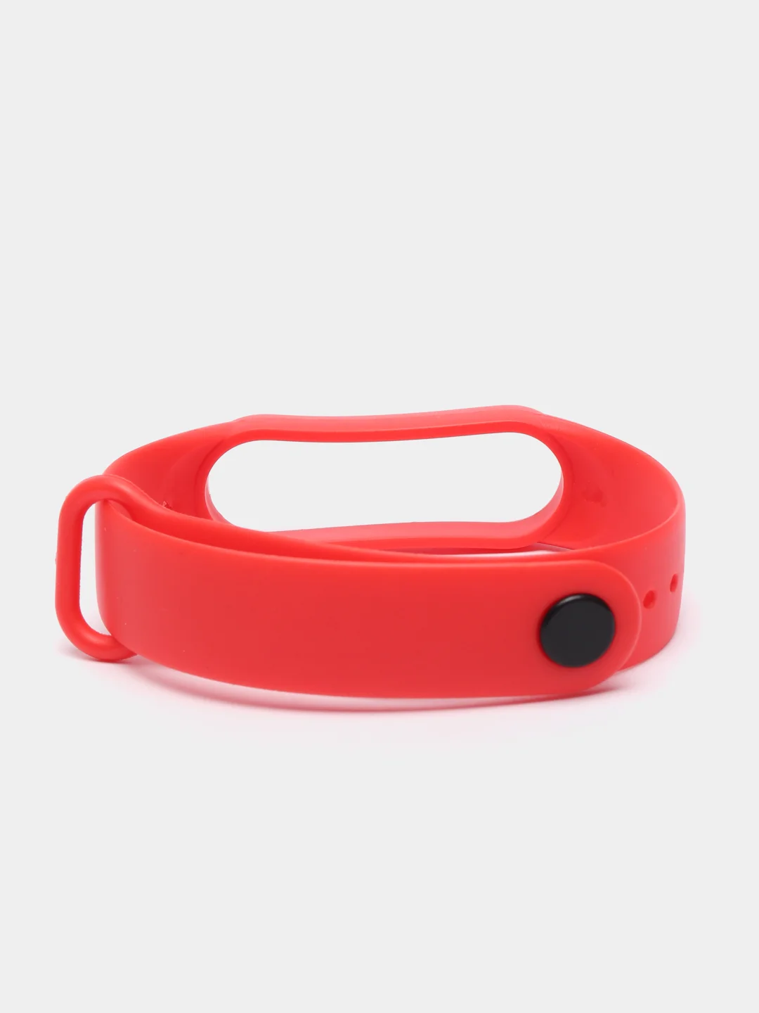 Красный ремешок для Xiaomi Mi Band 5 и Mi Band 6, силиконовый