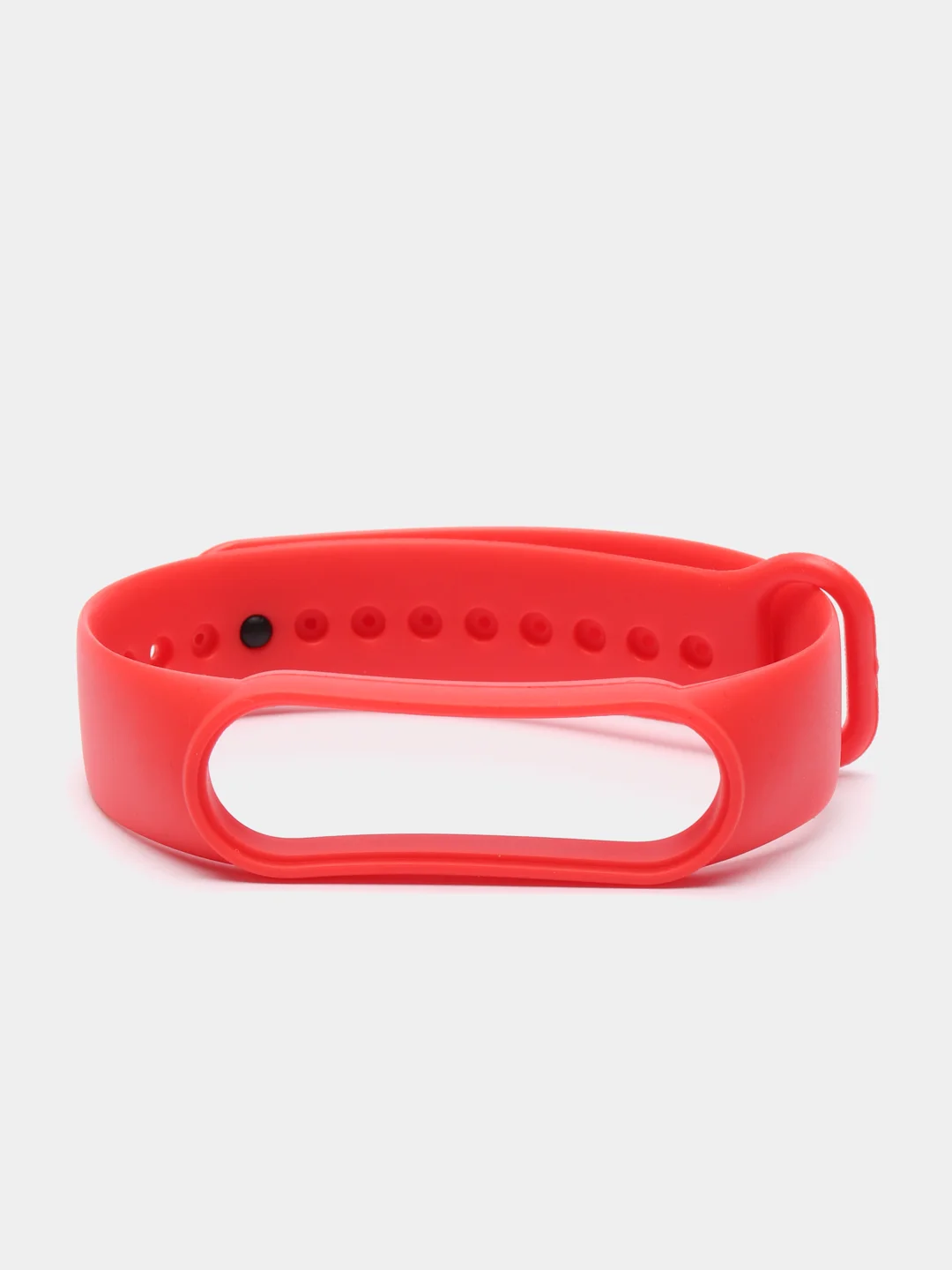 Красный ремешок для Xiaomi Mi Band 5 и Mi Band 6, силиконовый