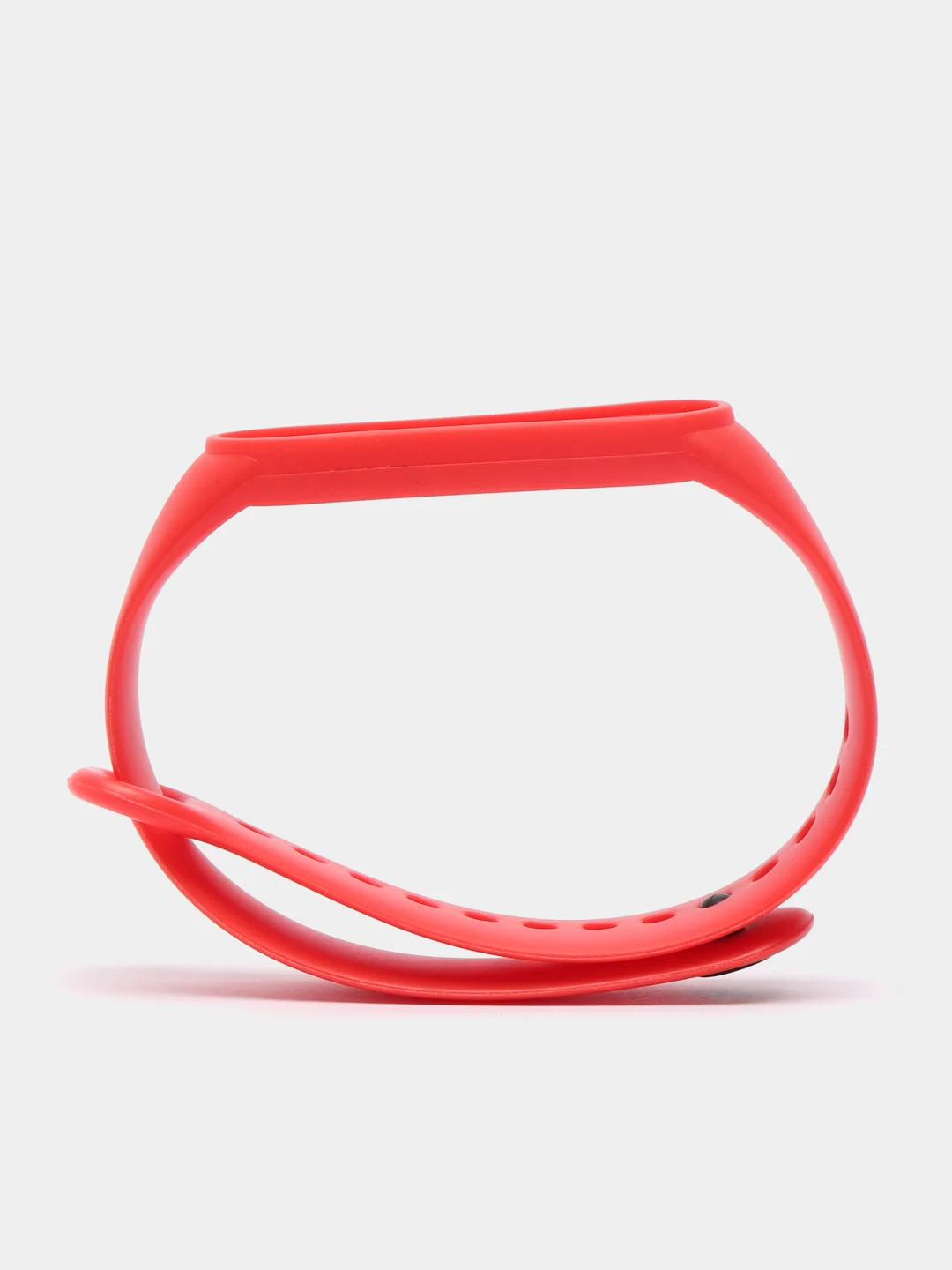 Красный ремешок для Xiaomi Mi Band 5 и Mi Band 6, силиконовый