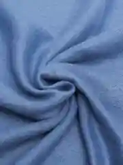 Синий плед флисовый, однотонный, 100 х 130 см