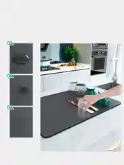 Кухонный настольный коврик для сушки посуды, 30 х 40 см