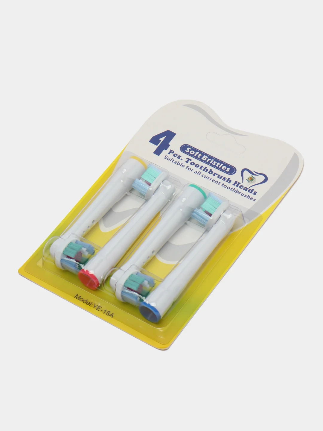 Желтый насадки для электрической зубной щетки Oral B Braun (Орал Би Браун), сменные
