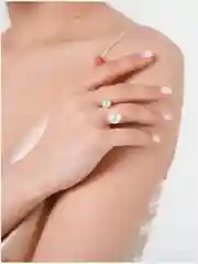 Кольцо с жемчугом женское
