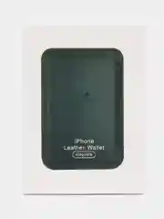 Зеленый чехол-кошелек MagSafe на iPhone 12, 13 Pro Max, Mini, с карманом для карт