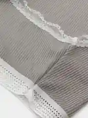 Оливковый женские хлопковые трусы слипы