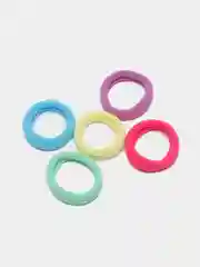 Розовый резинки для волос бесшовные