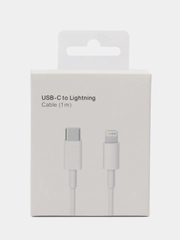 Кабель Type-C, USB и Lightning, 1 и 2 метра