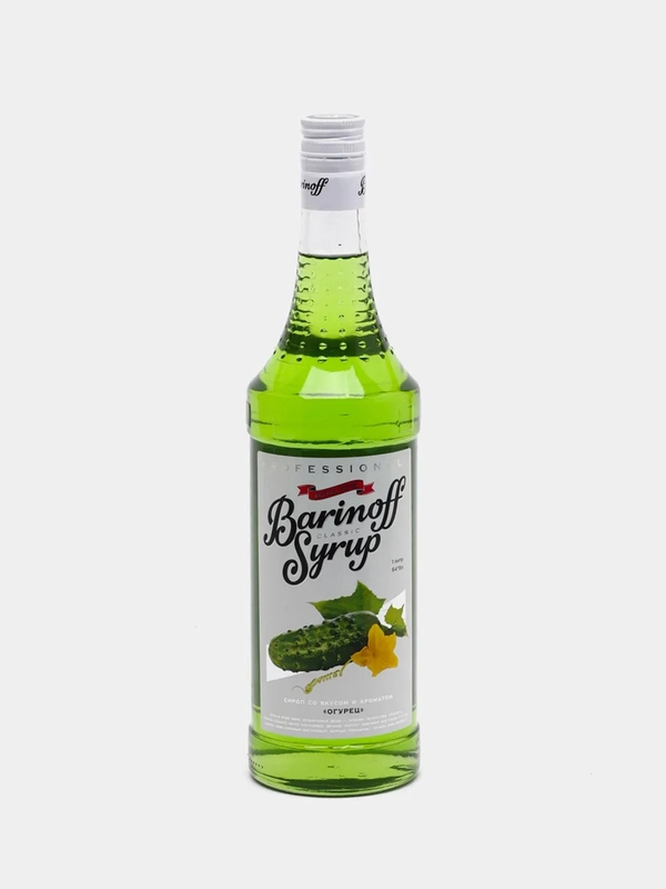 Сироп Barinoff "Огурец", для кофе и коктейлей, 1 л