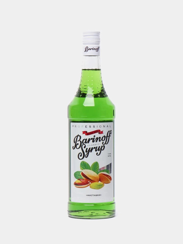 Сироп Barinoff "Фисташки", для кофе и коктейлей, 1 л